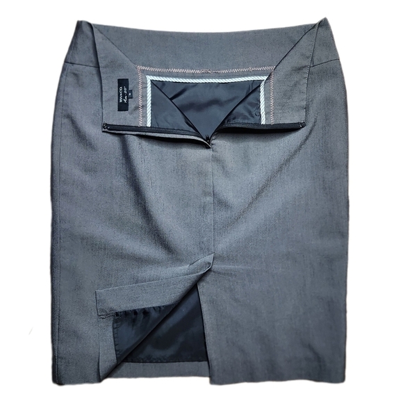 RW&CO Gray Midi skirt Size 12 - Picture 3 of 3